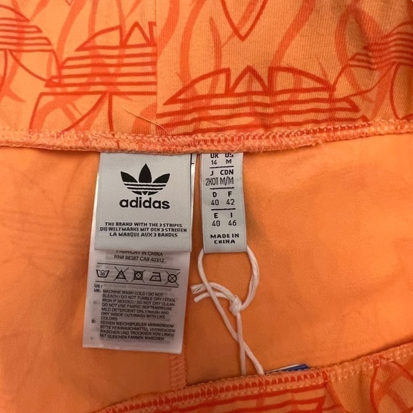 Adidas - NWT Mid-Rise Printed Sports Leggings with Elasticated Waist Sz M - Picture 7 of 10